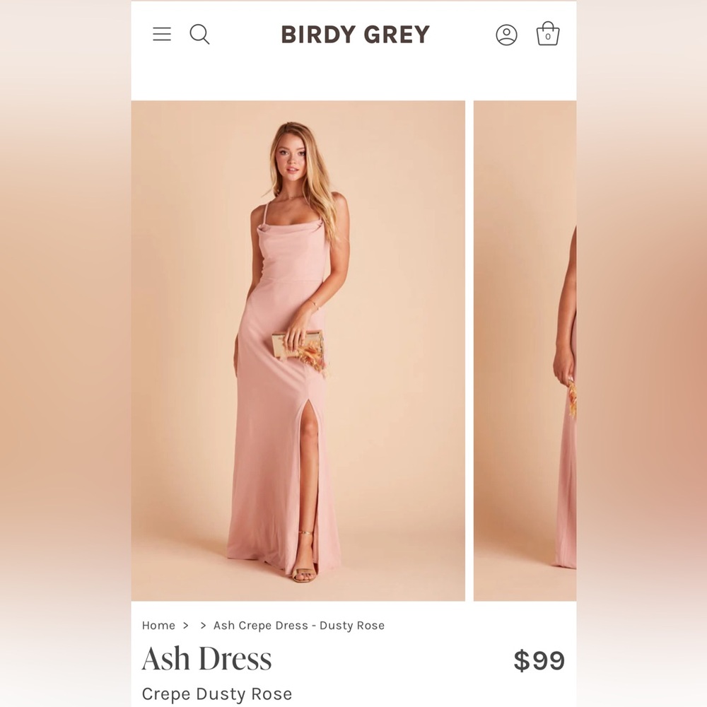 Birdy Grey Dust Rose Ash dress